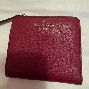 Kate Spade Berry Leather Wallet